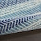 Homeroots 8 x 10 ft. Navy Blue Ornate Stripes Area Rug 385601 - alternate 2